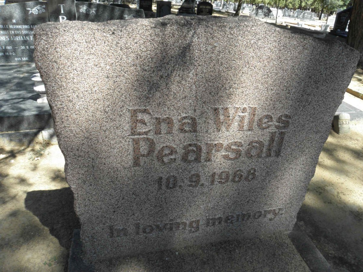 PEARSALL Ena Wiles -1968