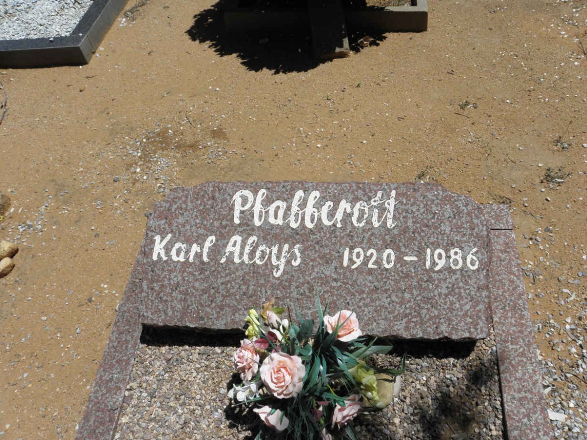 PFAFFEROTT Karl Aloys 1920-1986
