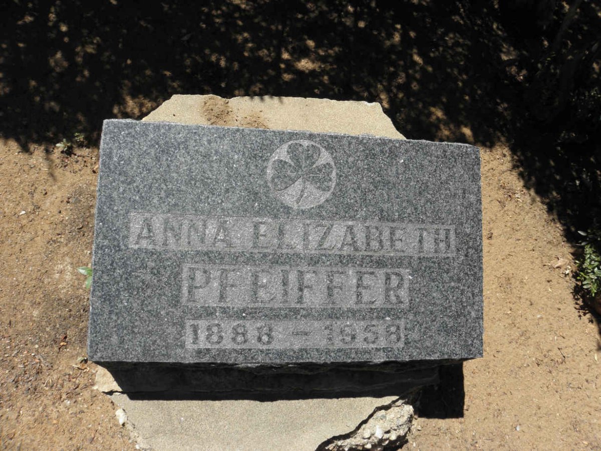 PFEIFFER Anna Elizabeth 1888-1958
