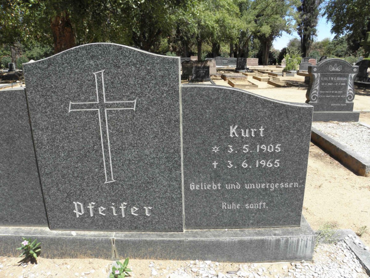 PFEIFER Kurt 1905-1965