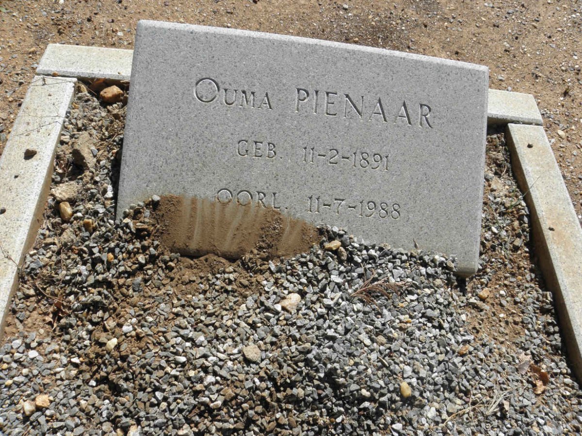 PIENAAR ? 1891-1988