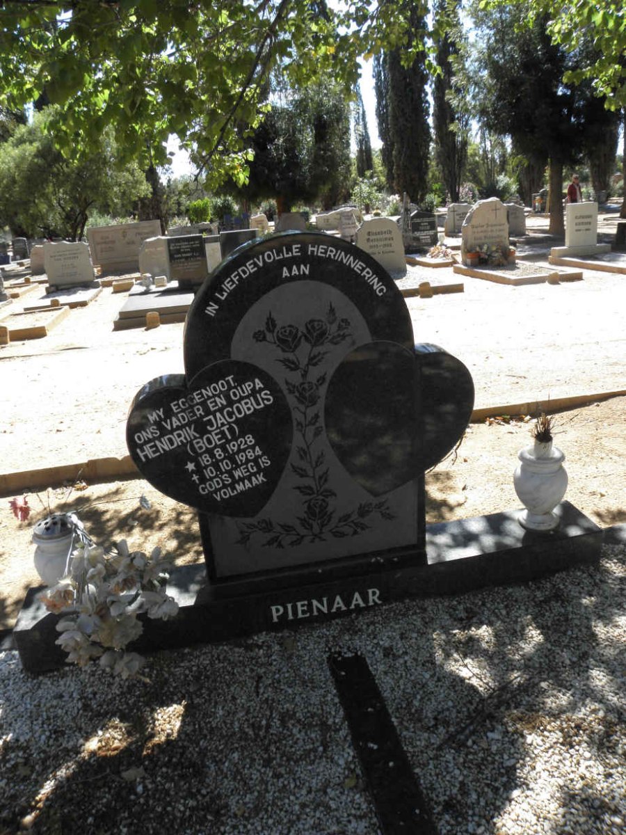 PIENAAR Hendrik Jacobus 1928-1984
