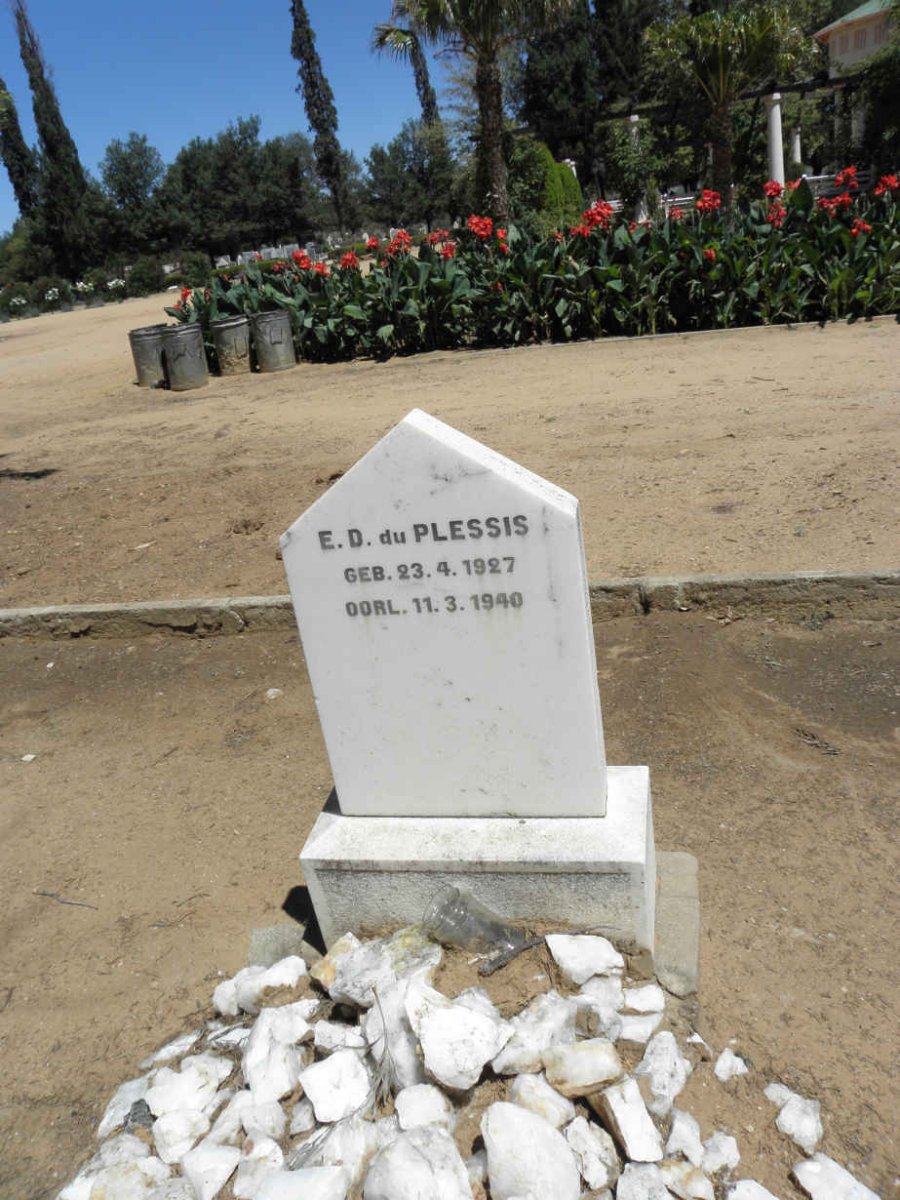 PLESSIS E.D., du 1927-1940