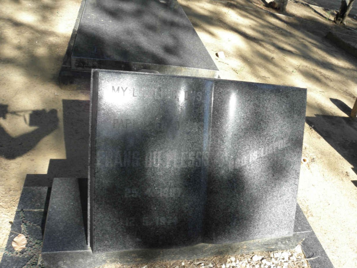 PLESSIS Frans, du 1907-1974