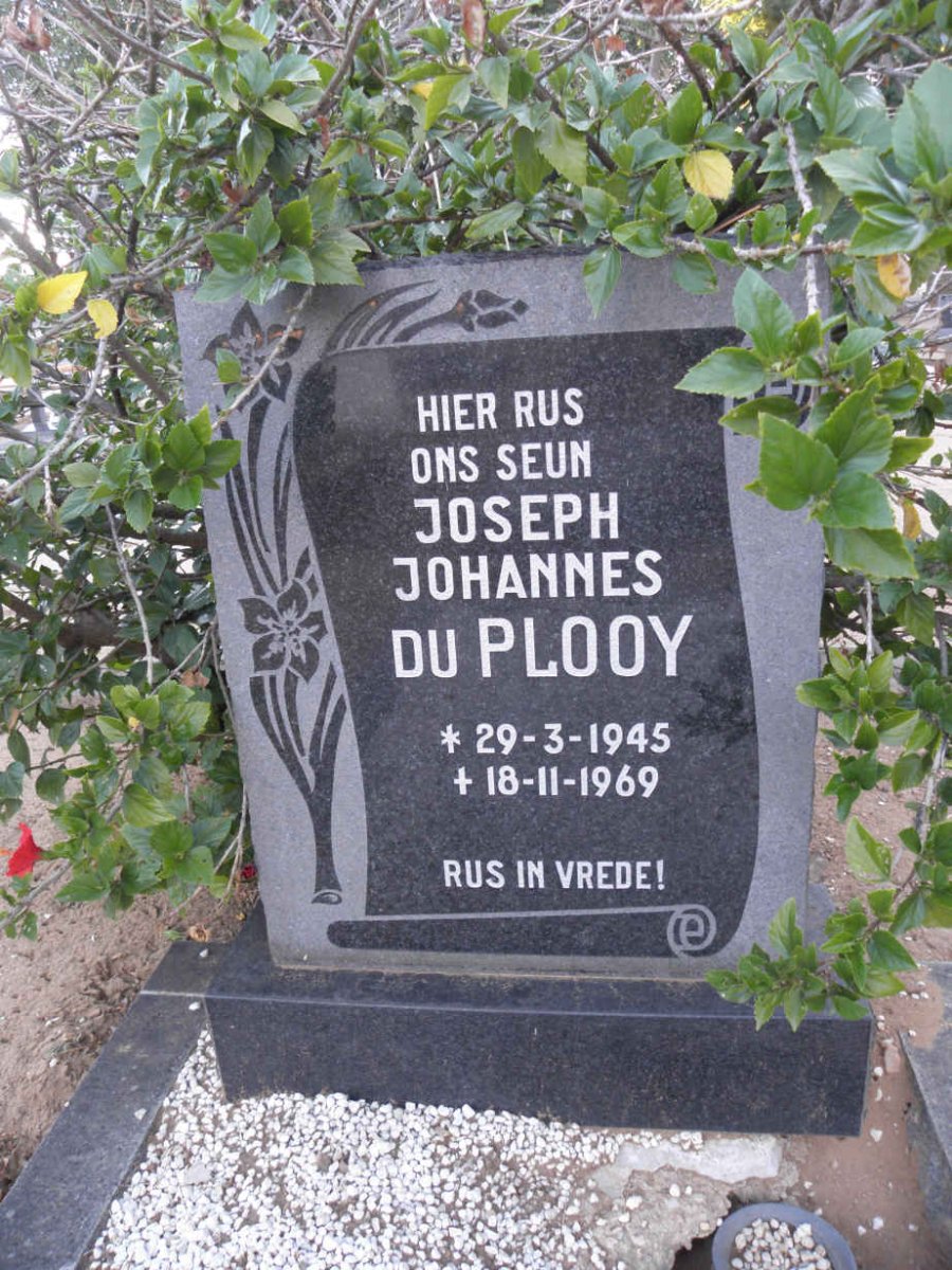 PLOOY Joseph Johannes, du 1945-1969