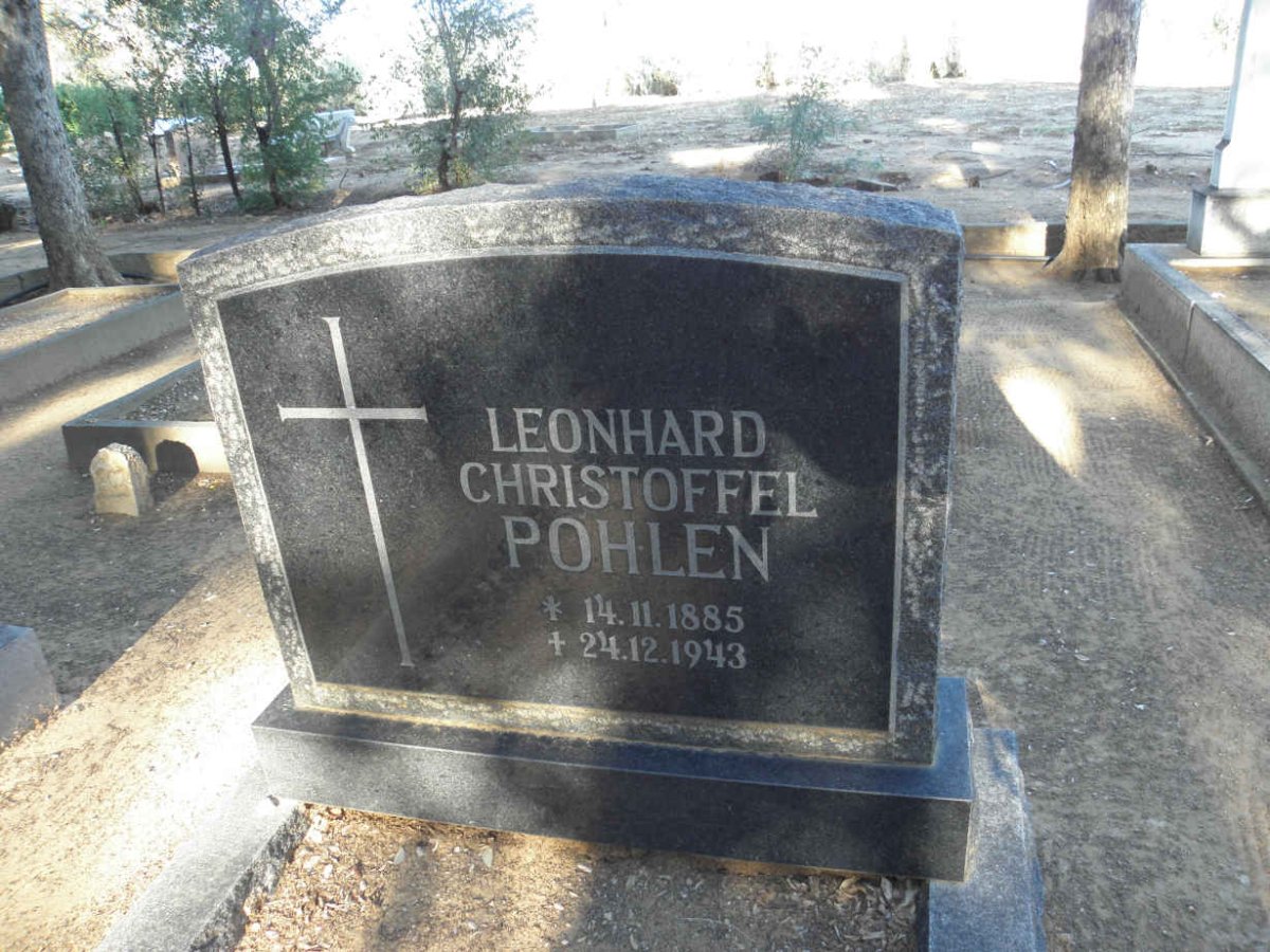 POHLEN Leonhard Christoffel 1885-1943