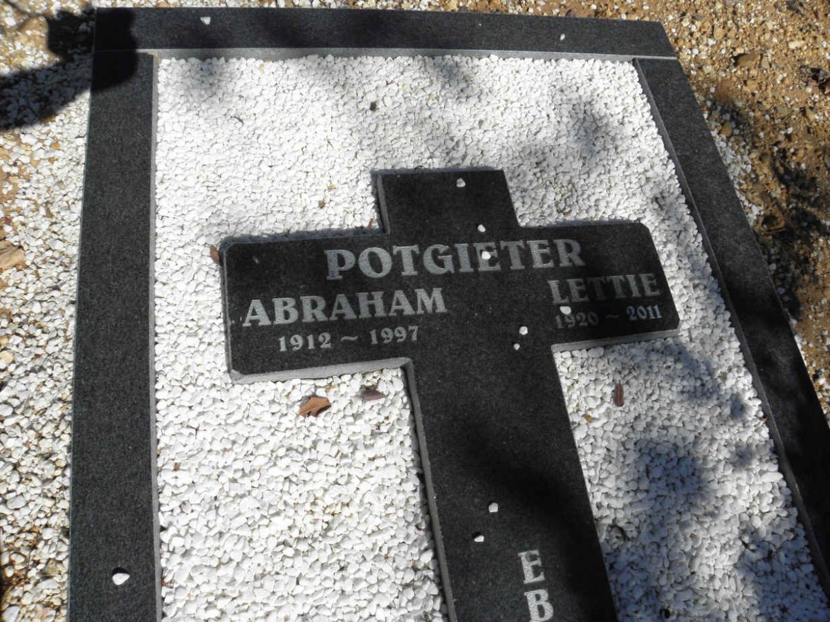 POTGIETER Abraham 1912-1997 &amp; Lettie 1920-2011