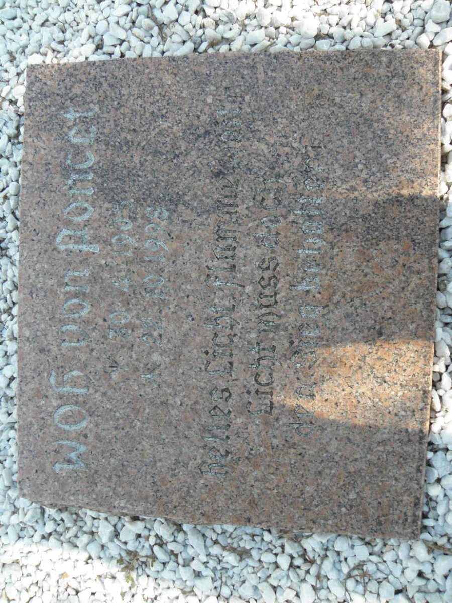 PONCET W.O.H., von 1905-1998