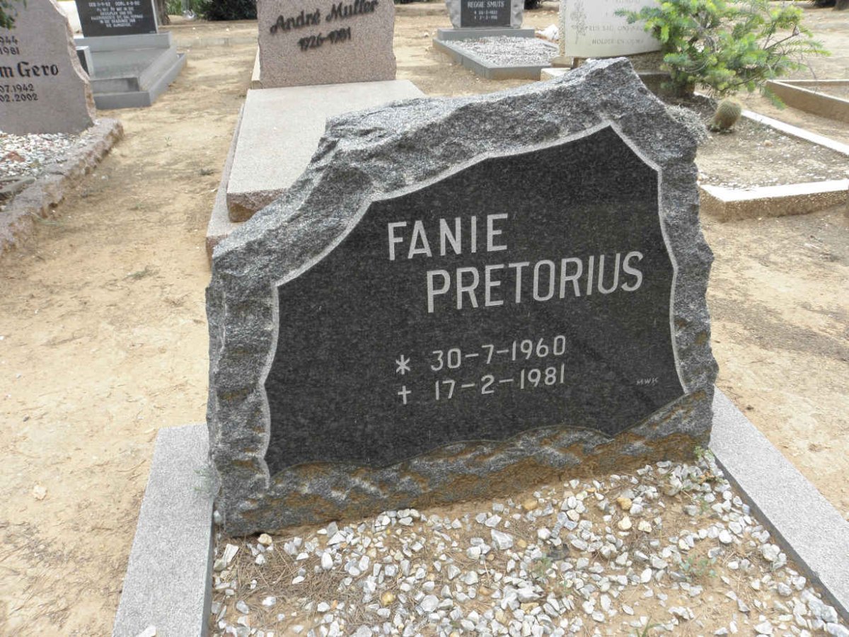 PRETORIUS Fanie 1960-1981