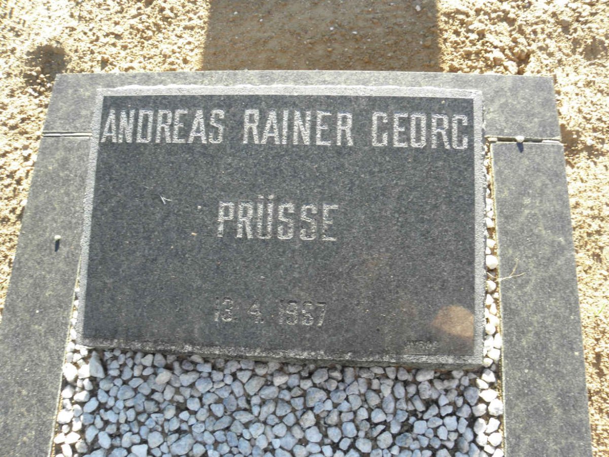 PRÜSSE Andreas Rainer Georg -1967