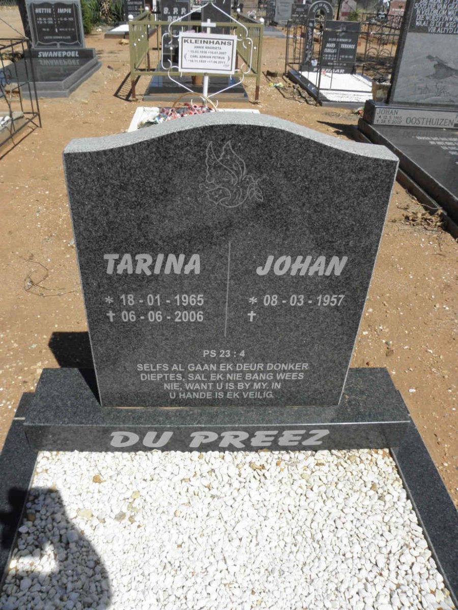 PREEZ Johan, du 1957- &amp; Tarina 1965-2006