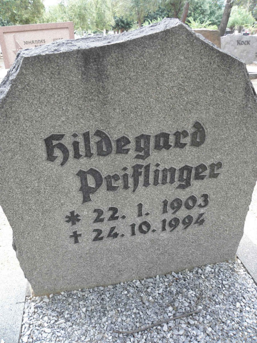 PRIFLINGER Hildegard 1903-1994