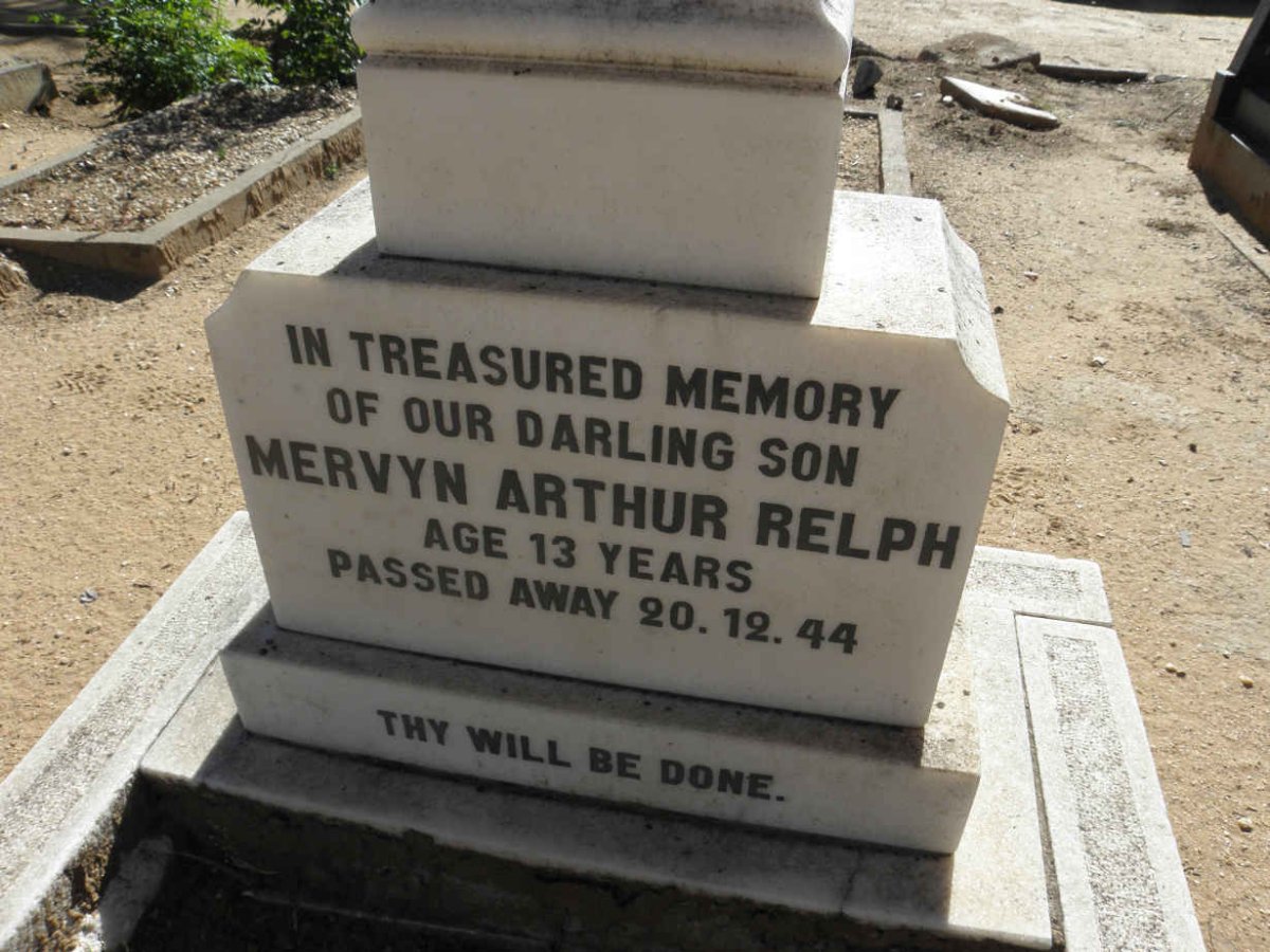 RELPH Mervyn Arthur -1944