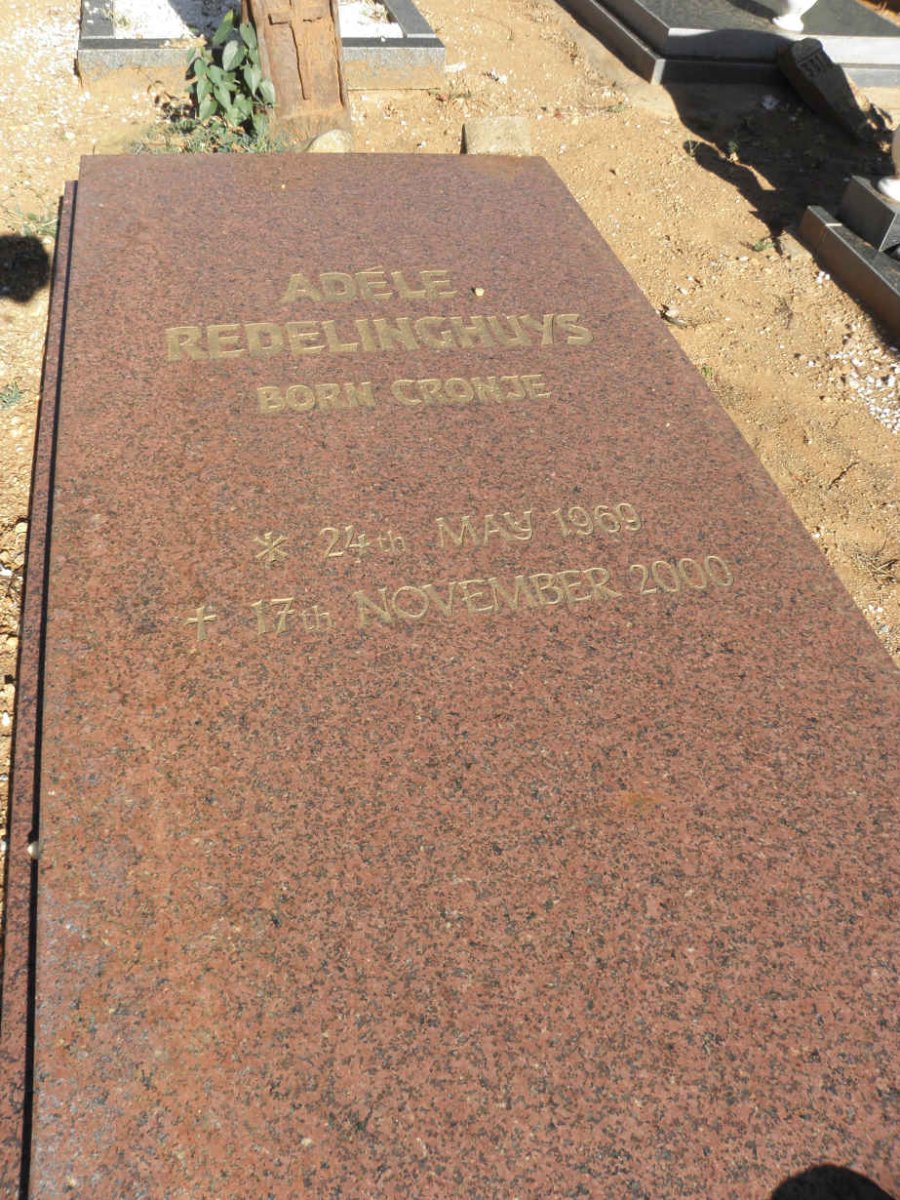REDELINGHUYS Adele nee CRONJE 1969-2000
