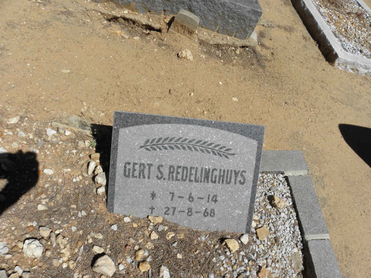 REDELINGHUYS Gert S. 1914-1968