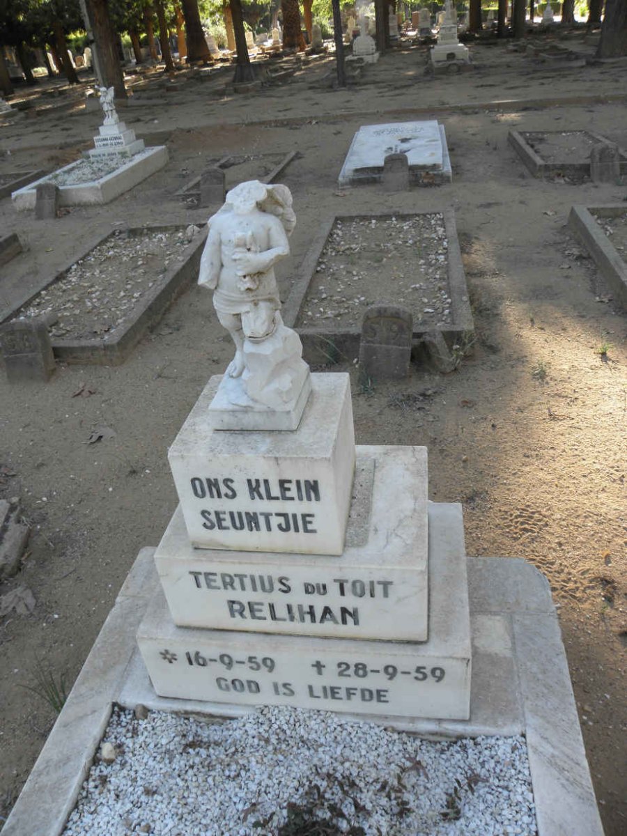 RELIHAN Tertius Du Toit 1959-1959