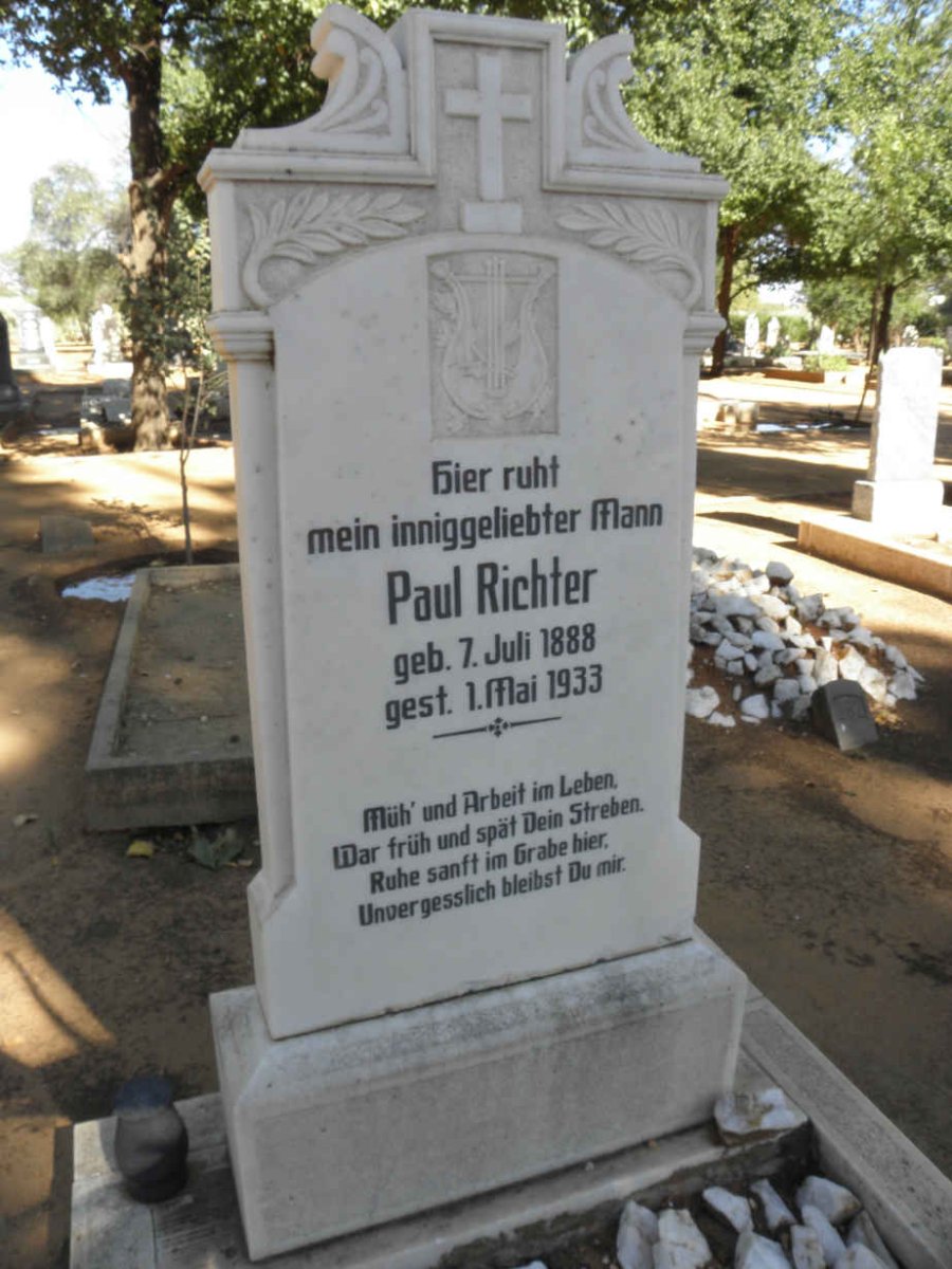 RICHTER Paul 1888-1933