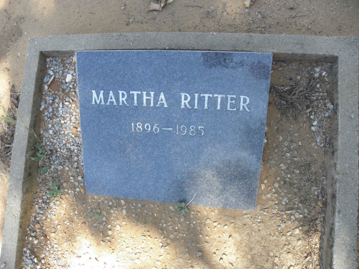 RITTER Martha 1896-1985