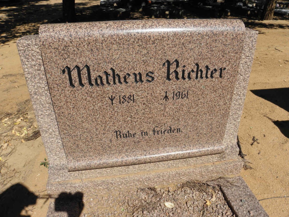 RICHTER Matheus 1881-1961