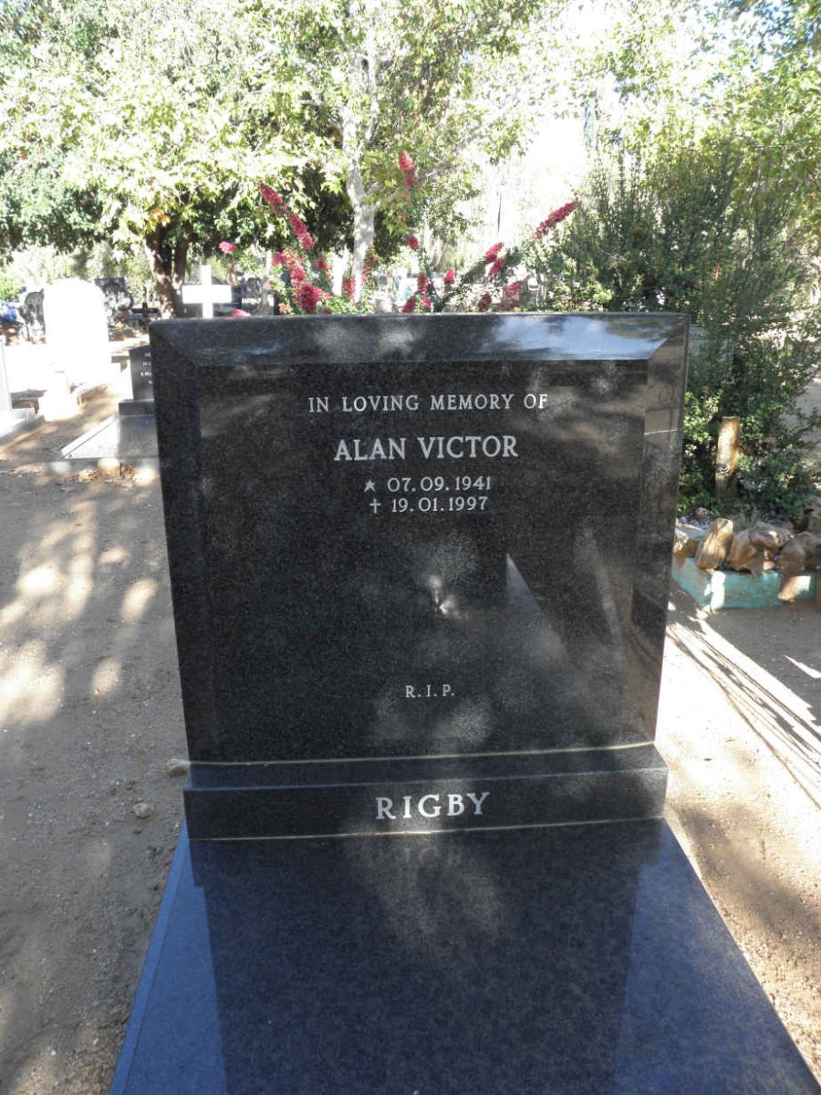 RIGBY Alan Victor 1941-1997