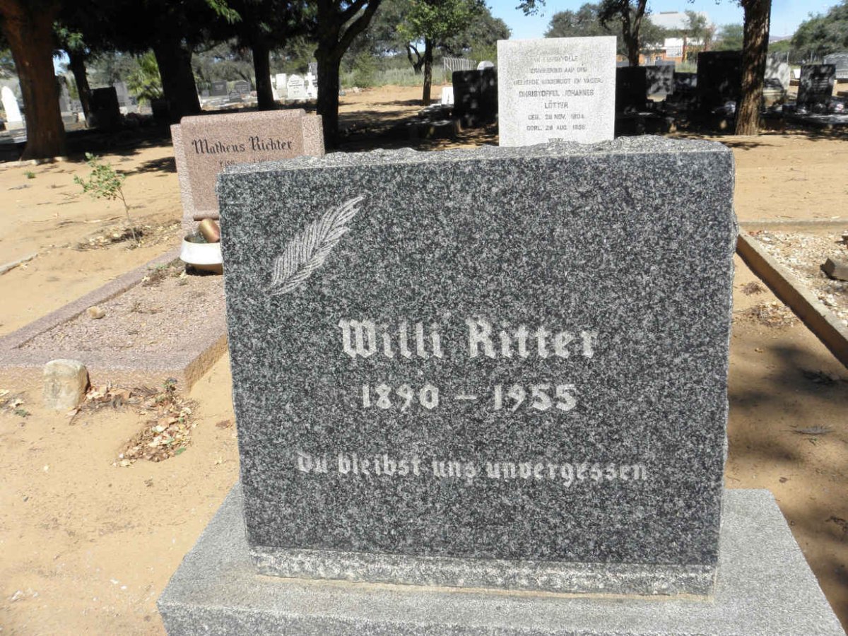 RITTER Willi 1890-1955