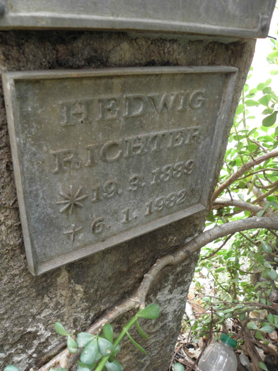 RICHTER Hedwig 1889-1982
