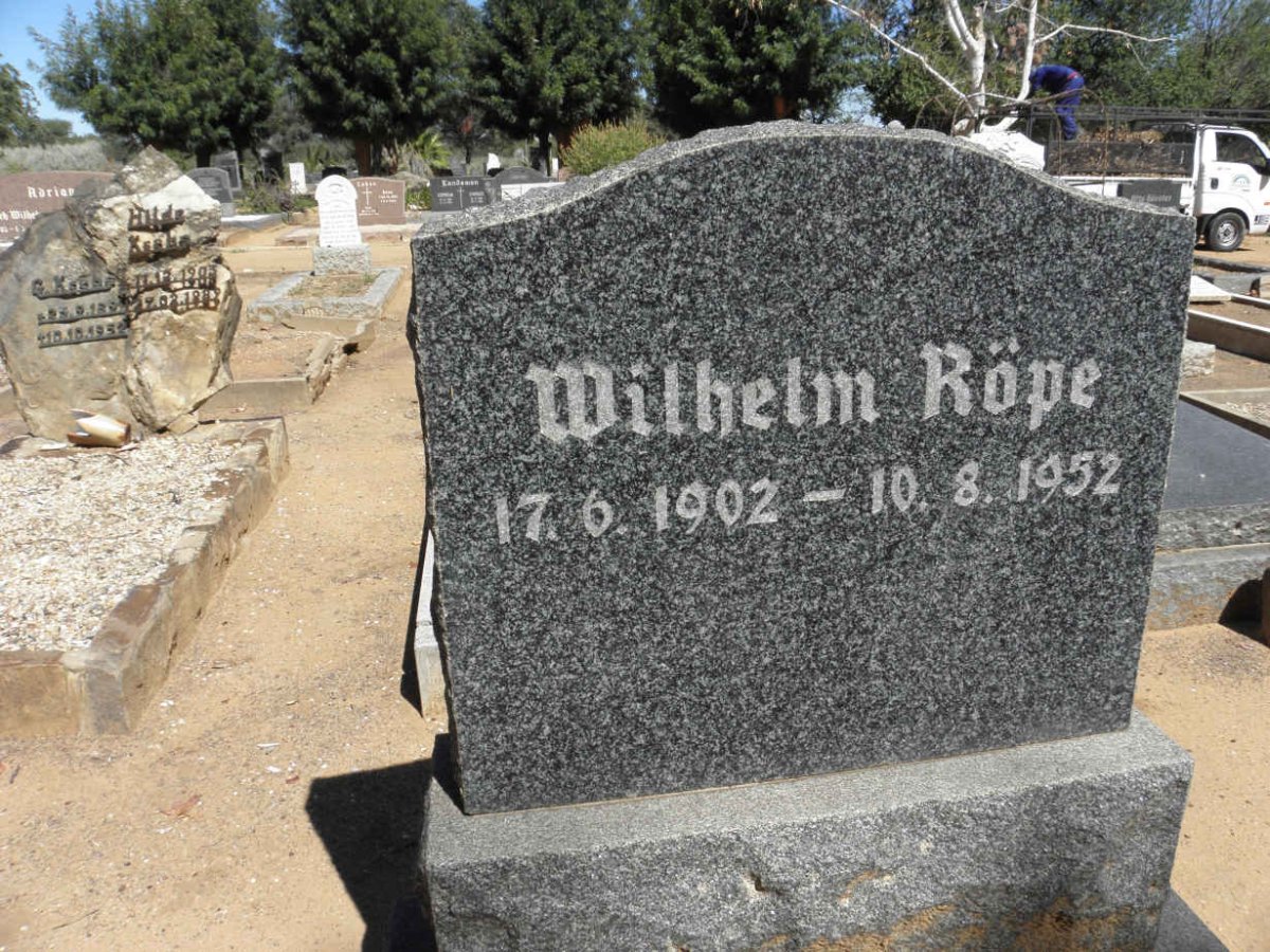 RÖPE Wilhelm 1902-1952