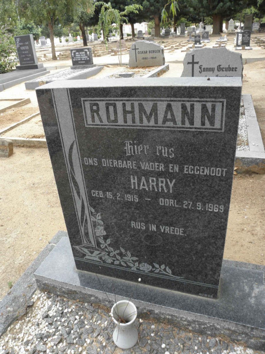 ROHMANN Harry 1915-1969