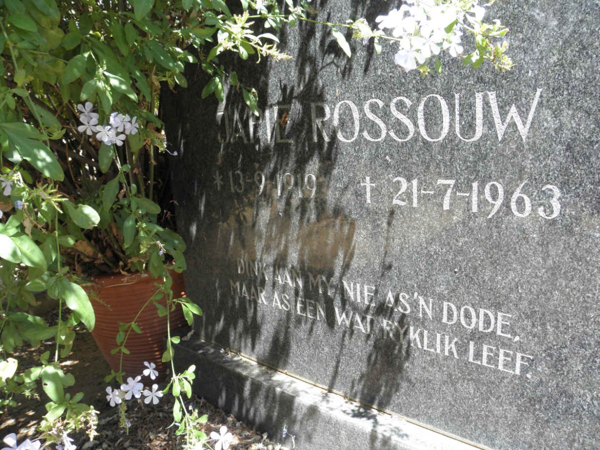 ROSSOUW Japie 1919-1963