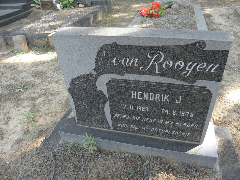 ROOYEN Hendrik J., van 1923-1973