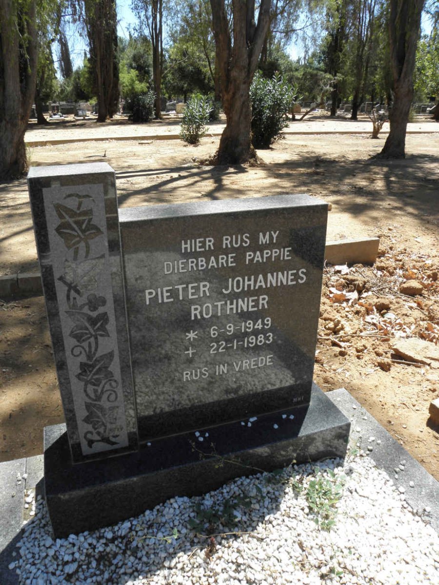 ROTHNER Pieter Johannes 1949-1983