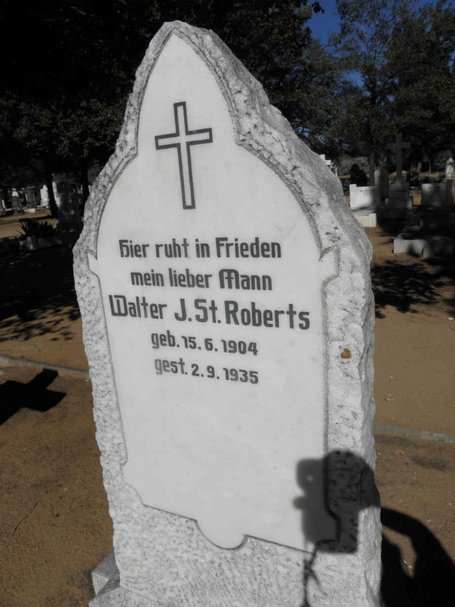 ROBERTS Walter J. St. 1904-1935