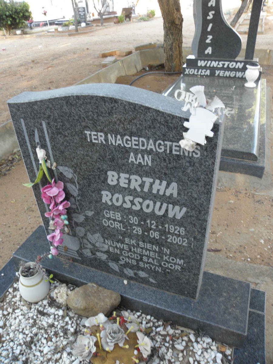 ROSSOUW Bertha 1926-2002