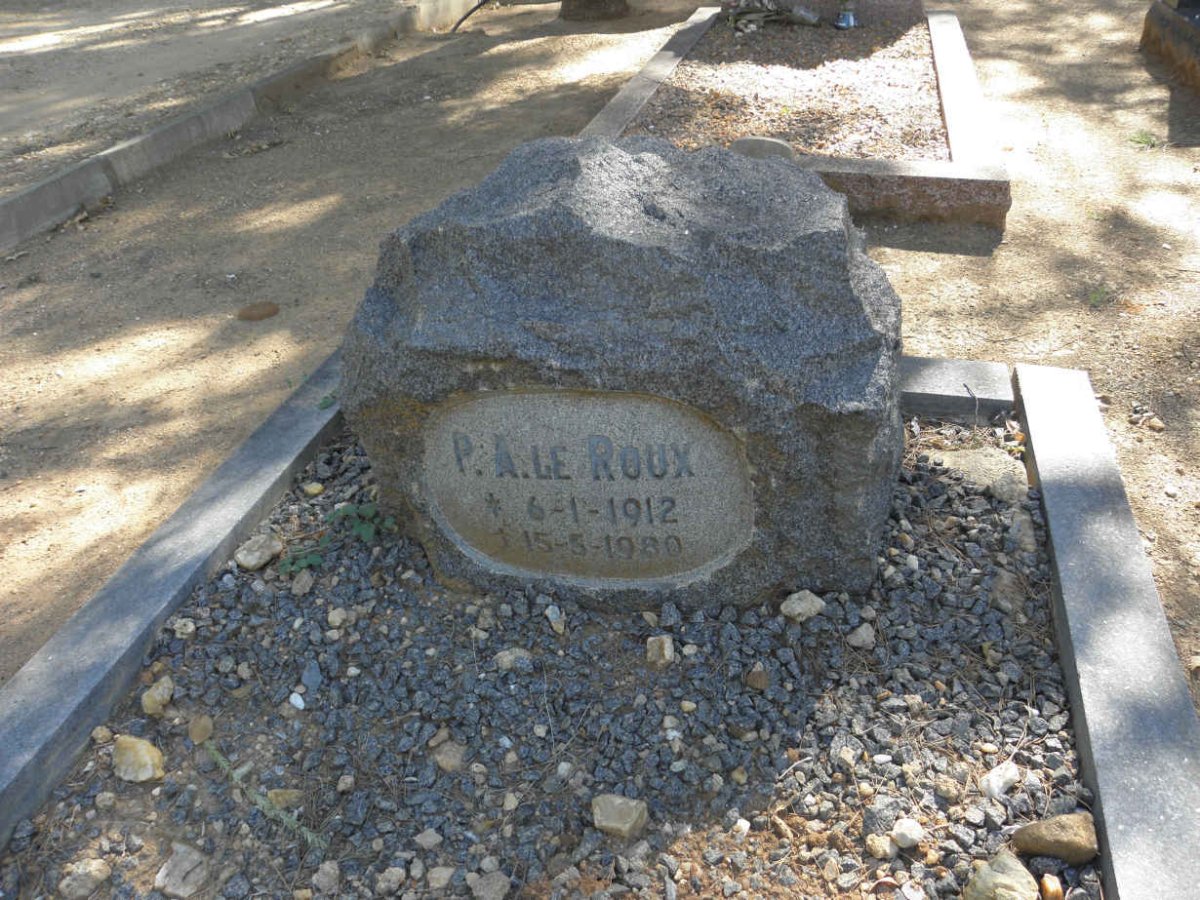 ROUX P.A., le 1912-1980