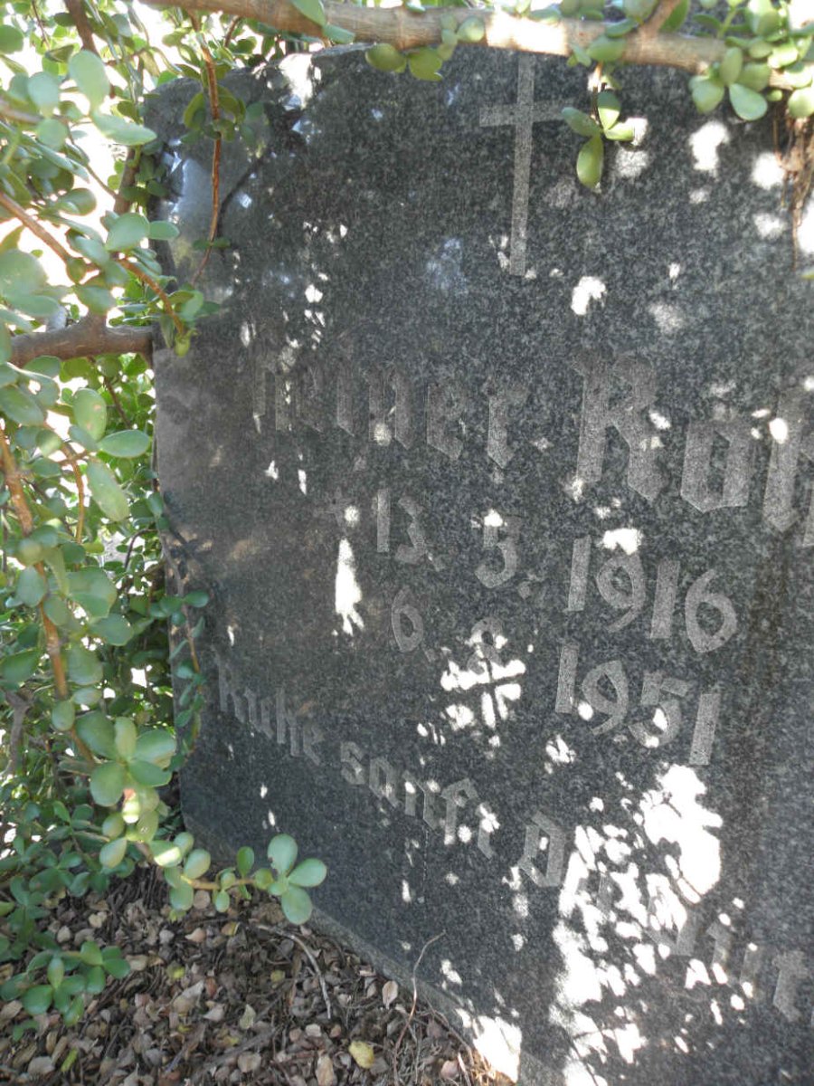RO? Heiner 1916-1951
