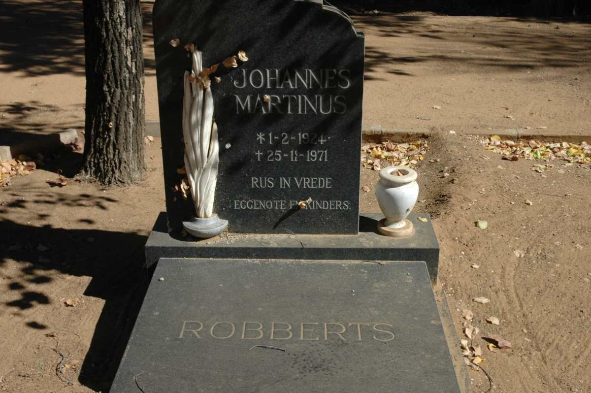 ROBBERTS Johannes Martinus 1924-1971