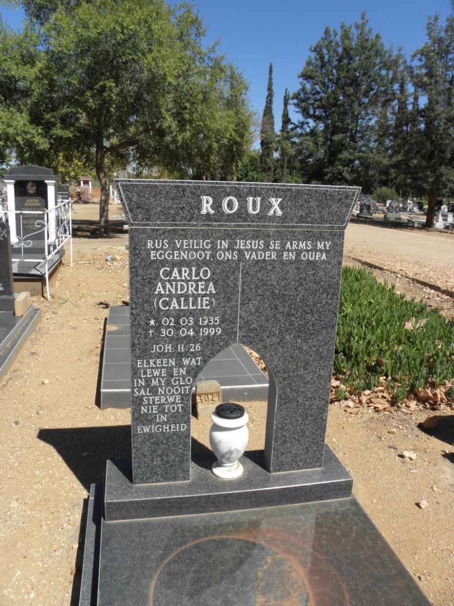 ROUX Carlo Andrea 1935-1999