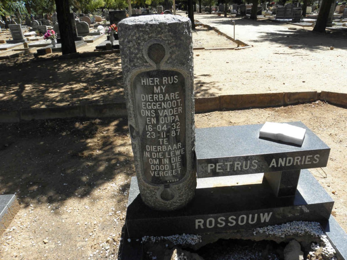 ROSSOUW Petrus Andries 1932-1987