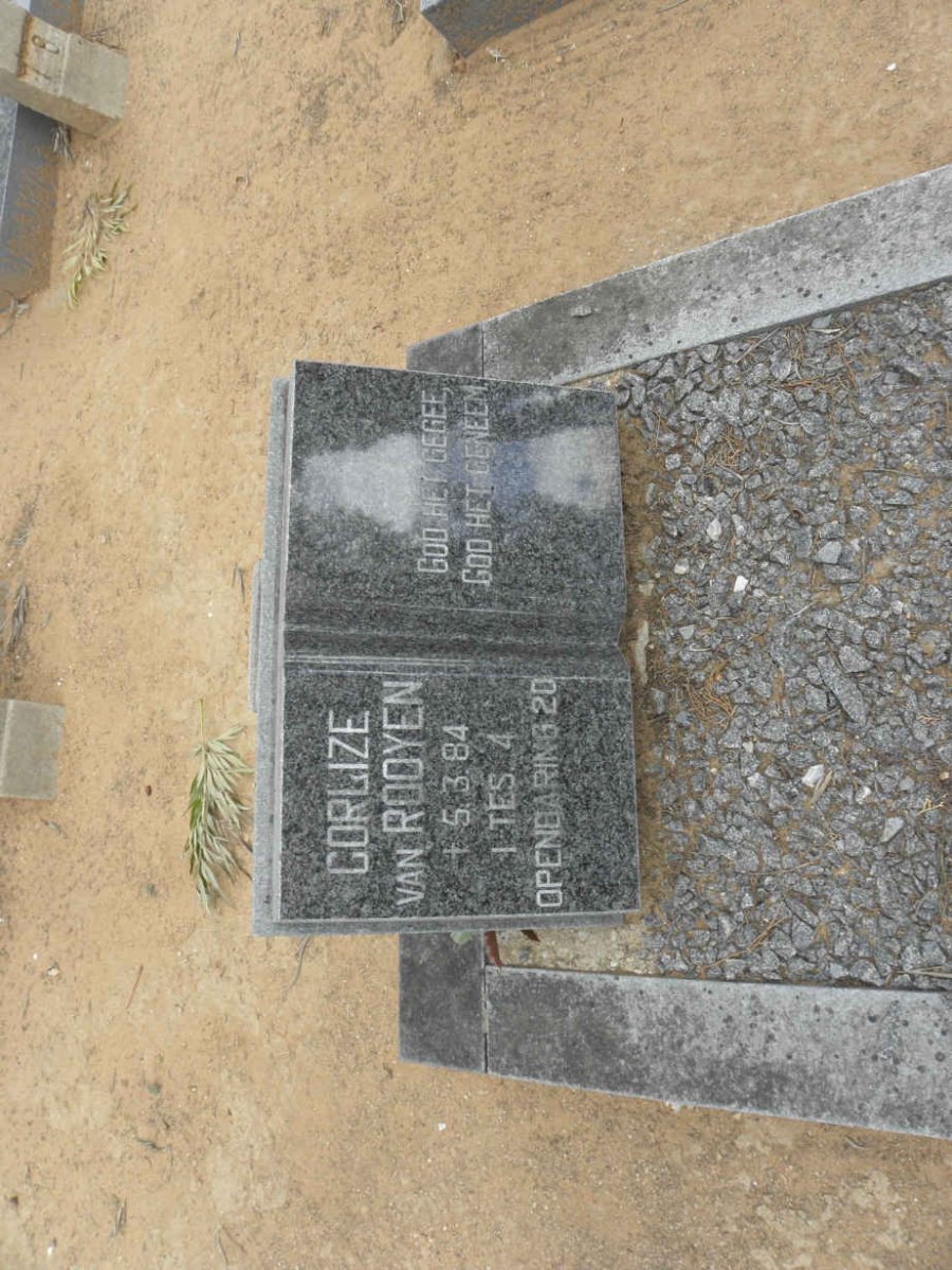 ROOYEN Corlize, van 1984-1984
