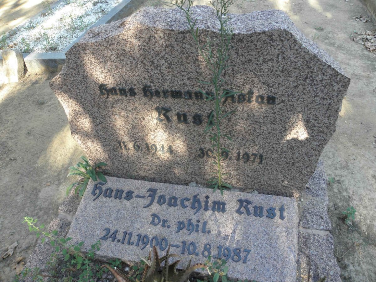 RUST Hans Hermann Aston 1944-1971 :: RUST Hans-Joachim 1900-1987
