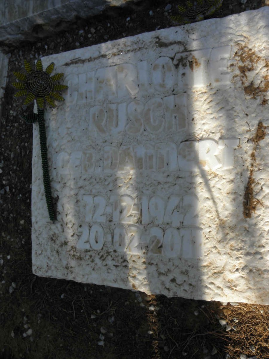RUSCH Charlotte nee DANNERT 1942-2011