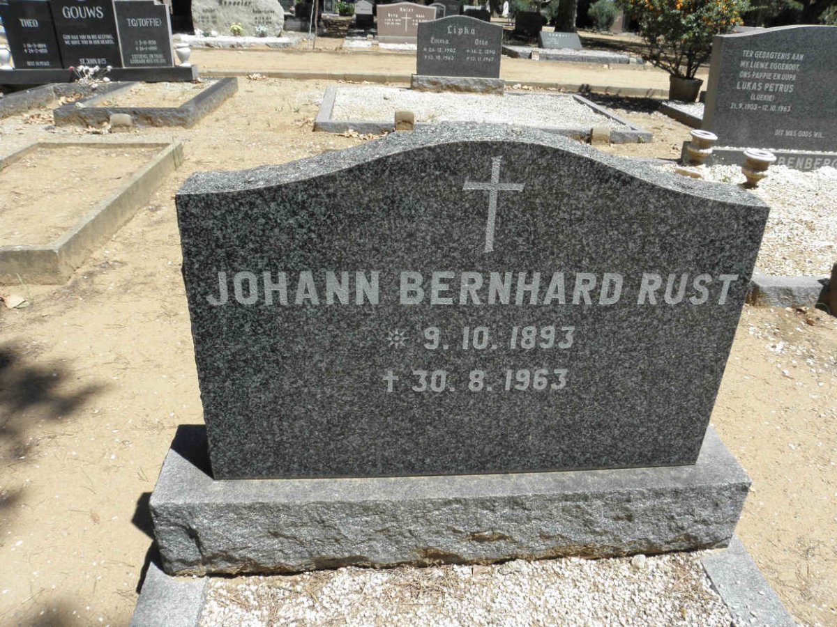 RUST Johann Bernhard 1893-1963