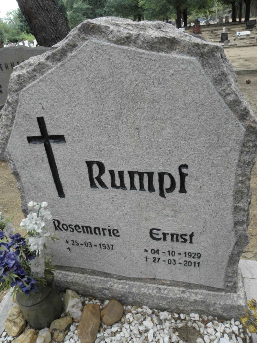 RUMPF Ernst 1929-2011 &amp; Rosemarie 1937-