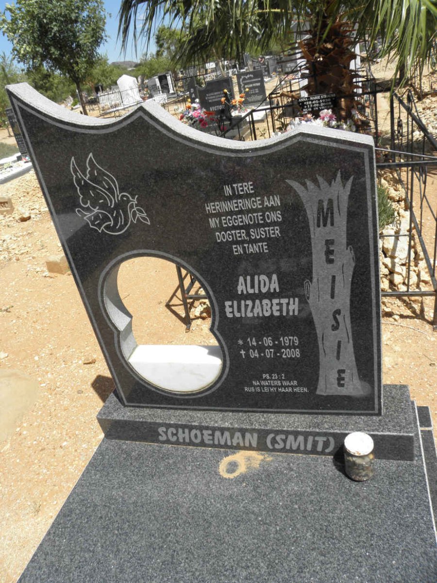 SCHOEMAN Alida Elizabeth nee SMIT 1979-2008