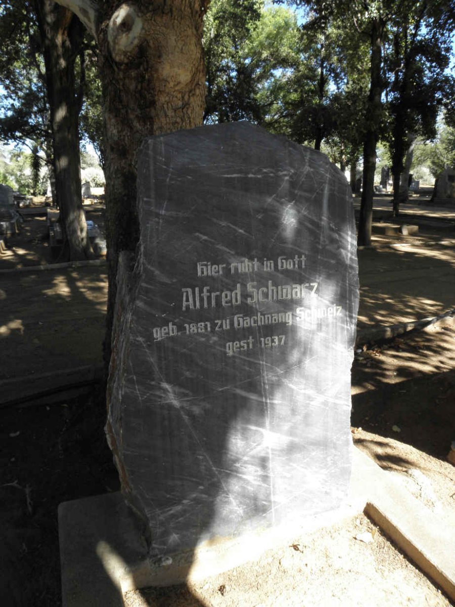 SCHWARZ Alfred 1881-1937