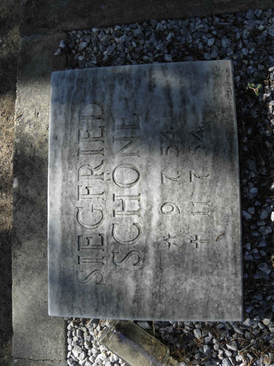 SCHONE Siegfried 1954-1954