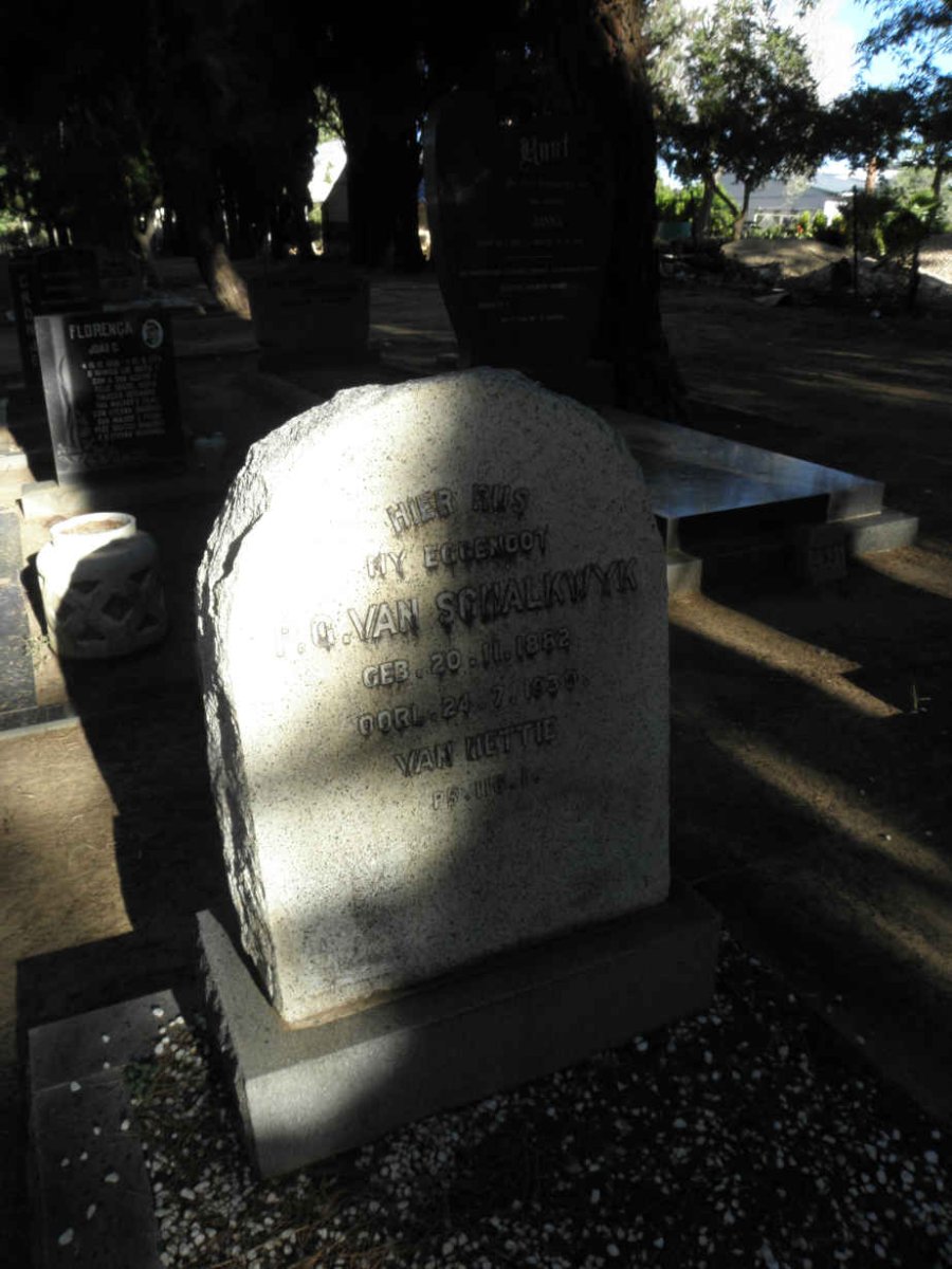 SCHALKWYK P.G., van 1862-1930
