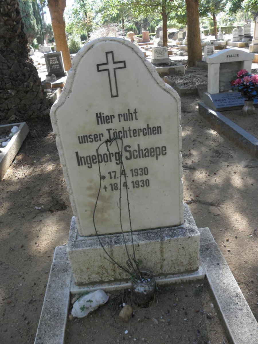 SCHAEPE Ingeborg 1930-1930