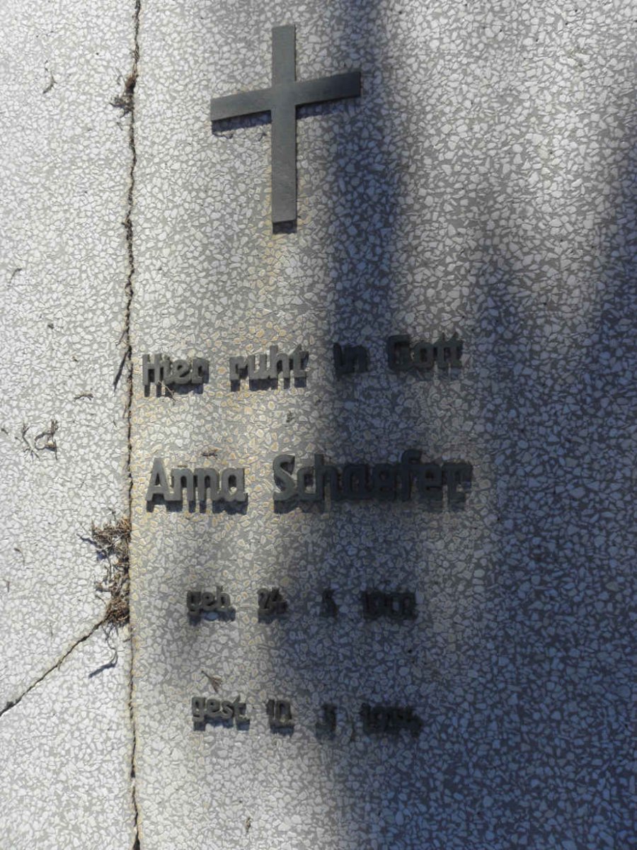 SCHAEFER Anna 1902-19?4
