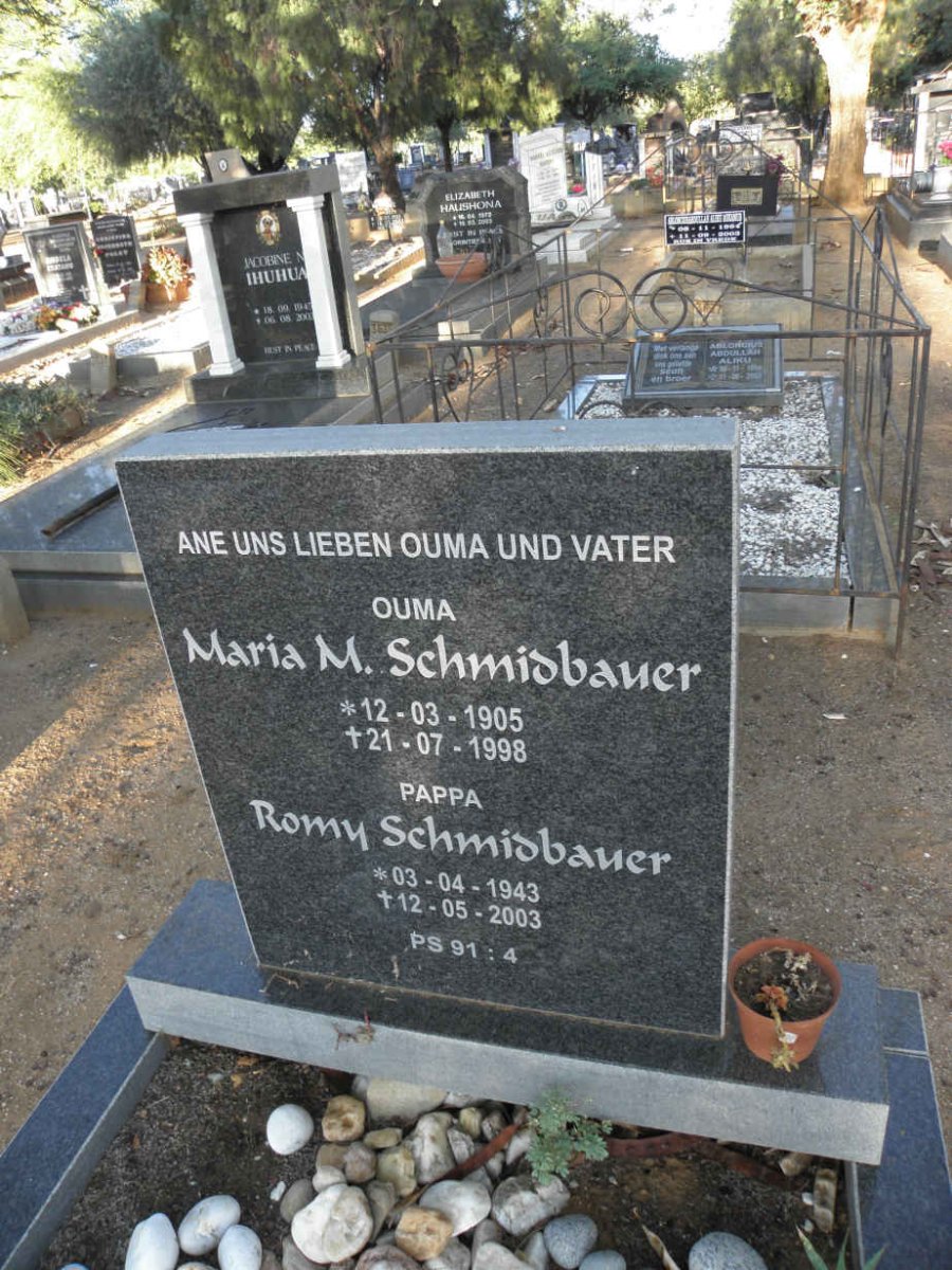 SCHMIDBAUER Maria M. 1905-1998 :: SCHMIDBAUER Romy 1943-2003